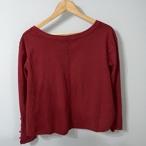NWT Free People Peony Long Sleeve Tee shirt - Picture 5 of 5